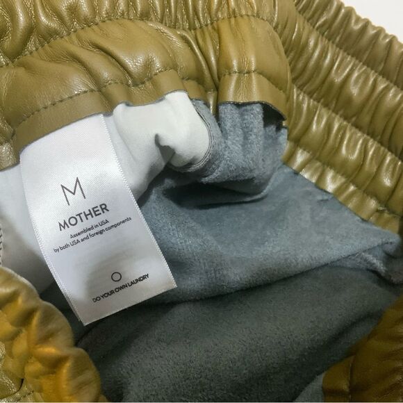 Mother The Rambler Lounger Ankle Straight Leg Pants Highwaist Fig Fir Green M - Picture 4 of 8